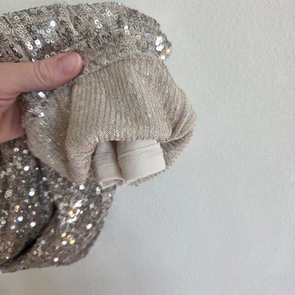 Cable & Gague Sequin Gold Pant Trousers Party Outfit Concert Date night - Picture 5 of 10